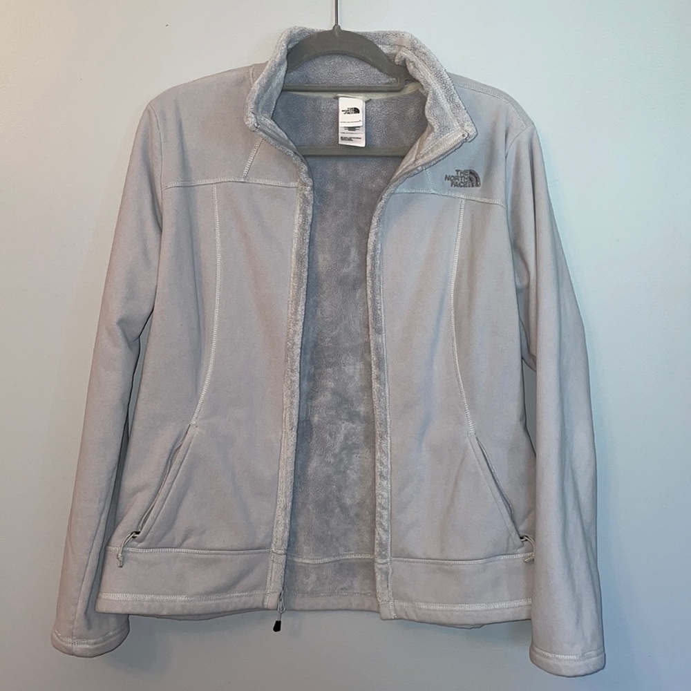 The North Face Women’s Full Zip Gray Jacket Large